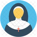 Monja Cristiana Madre Icono