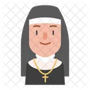 Monja Sacerdotisa Cruz Icono