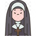 Monja Hermana Catolica Icono