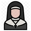 Monja Catolica Avatar Profesion Icono