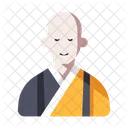 Japones Monje Sacerdote Icono