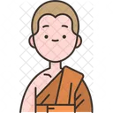 Monk Buddhism Religious Icône
