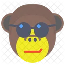 Monkey Sunglasses Icon