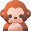 Monkey Animal Zoo Icon
