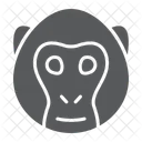 Monkey Simian Face Icon