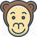Monkey Face Animal Icon