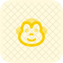 Monkey Emoji Icon