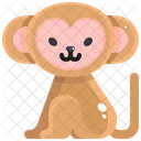Monkey Wildlife Wild Icon