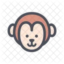 Monkey Pet Cute Icon