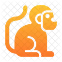 Monkey Zoo Tail Icon