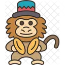 Monkey Circus Animals Icône