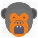 Monkey Angry Icon