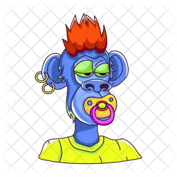 Monkey Baby  Icon