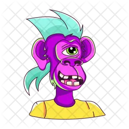 Monkey Character  Icon