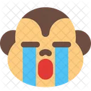 Monkey Crying Icon