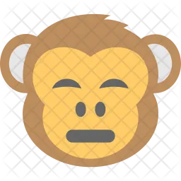 Monkey Emoji  Icon