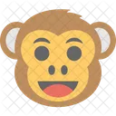 Monkey Emoji Happy Icon