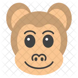Monkey Face Emoji Icon