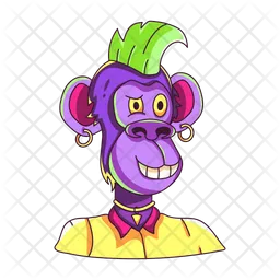 Monkey Face  Icon