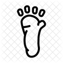 Monkey Footprint  Icon
