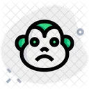 Monkey Frowning Icon