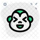 Monkey Grinning Squinting Icon