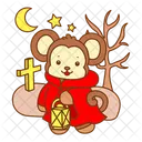 Monkey Halloween  Icon