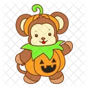 Monkey Halloween  Icon
