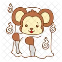 Monkey Halloween  Icon