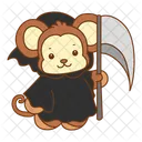 Monkey Halloween  Icon