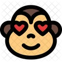 Monkey Heart Eyes  Icon