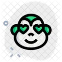Monkey Heart Eyes  Icon
