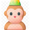 Monkey Animal Zoo Icon