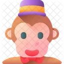 Monkey Animal Zoo Icon