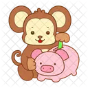 Monkey Forest Banana Icon