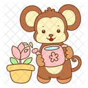 Monkey Forest Banana Icon