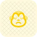 Monkey Sad Face  Icon