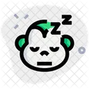 Monkey Sleeping  Icon