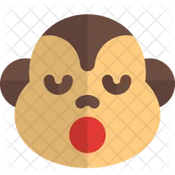 Monkey Sleepy Emoji Icon