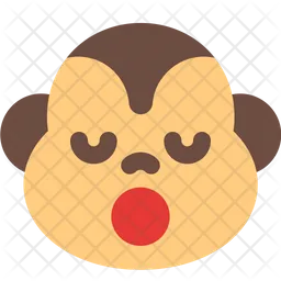 Monkey Sleepy Emoji Icon