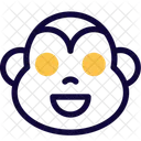 Monkey Smiling  Icon