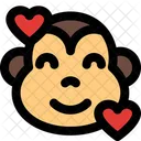 마음으로 웃는 원숭이  아이콘