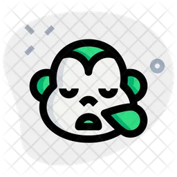 Monkey Snoring Emoji Icon