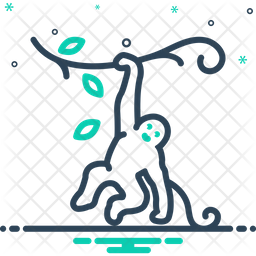 Monkey Tree Icon