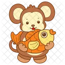 Monkey Forest Banana Icon
