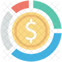 Monnaie Dollar Argent Icône