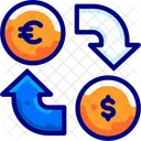 Change Dargent Argent Finances Icône
