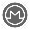 Monero Crypto Monnaie Blockchain Icône