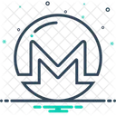 Monero Piece De Monnaie Crypto Monnaie Icône