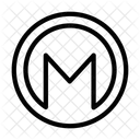 Monero Crypte Monnaie Icône